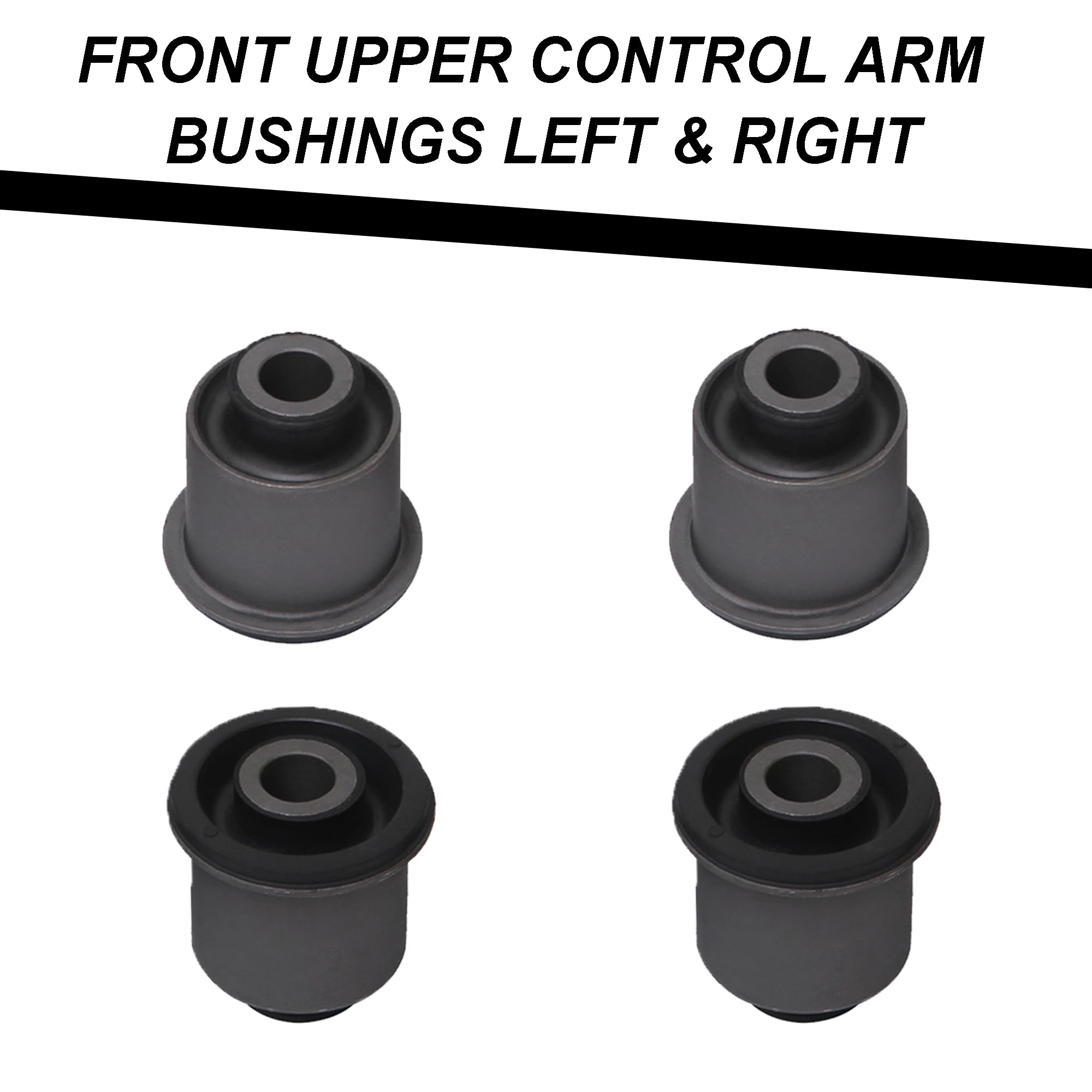 AUTOACER - Complete Front Upper & Lower Control Arm Bushing Kit 8 pcs Left & Right - Compatible With QX56 2004-2013 Armada 2005-2019 FRONTIER D4 2005-2019 PATHFINDER R5 2005-2012 product thumbnail 5