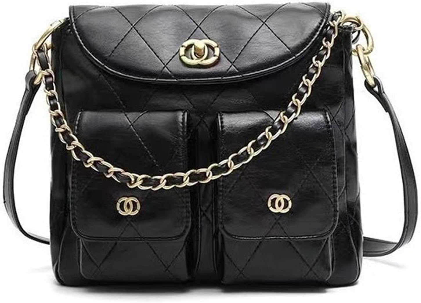 A4可 美品 ステラマッカートニー レザー トートバッグ パンチング