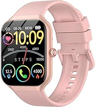 Matast Smartwatch Men Women 1.96" HD Fitness Watch Women Bluetooth Call Smart Watch for Athletes IP68 Waterproof Sleep Monitor Heart Rate Monitor Pedometer for Android and iOS