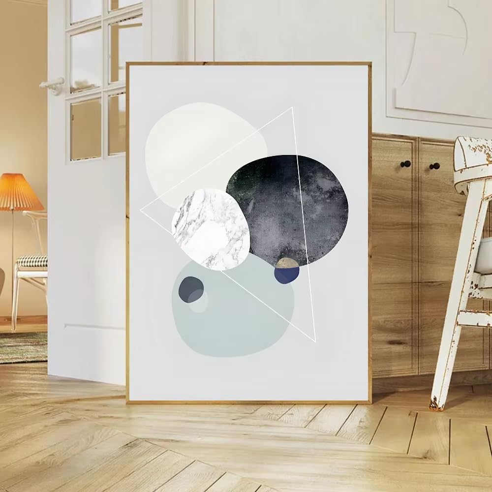 DFZEWKI Graphic Abstract Poster Canvas Painting Art Modern Home Living Room Bedroom(30x40cm(12x16in)/No frame)