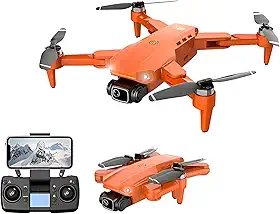 Drone Grande Lyzrc L900 PRO GPS 4K – Drone L900 Pro com Câmera Dupla, Wi-Fi 5GHz, Longo Alcance 1200m, Estabilização, Retorno Automático, Voo Inteligente (laranja)
