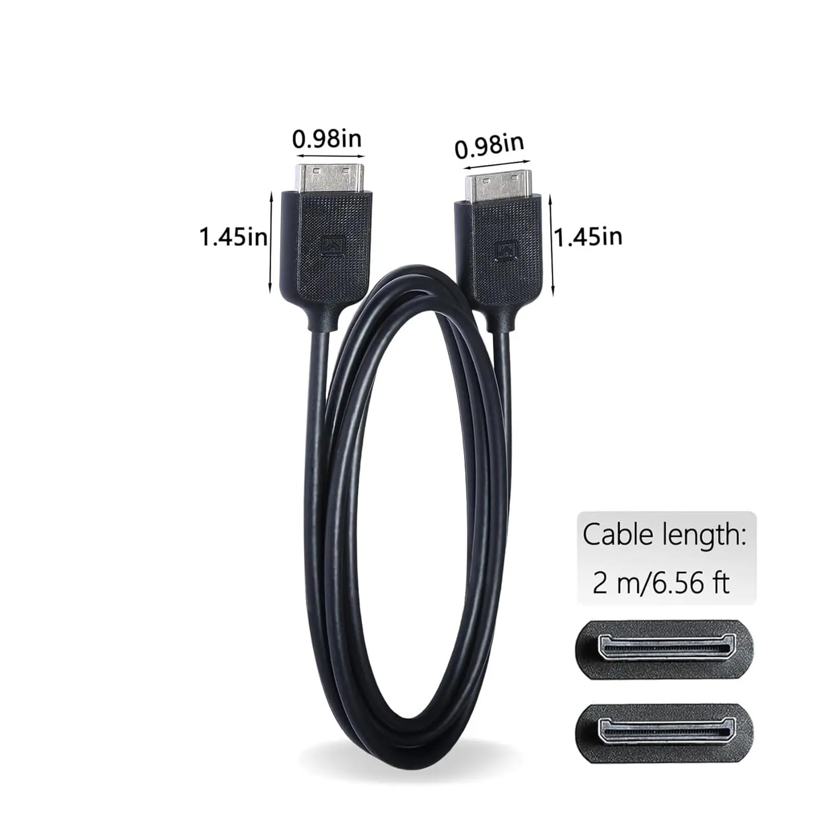 TV Line One Connect-Kabel, 2 M, BN39-02209B, BN3902209B, Kompatibel Mit Samsung KS7000 KS7500 KS8000 KS9000 KS9500 KS9800 KS9810 TV KS-Serie Set-Top-Box (STB)