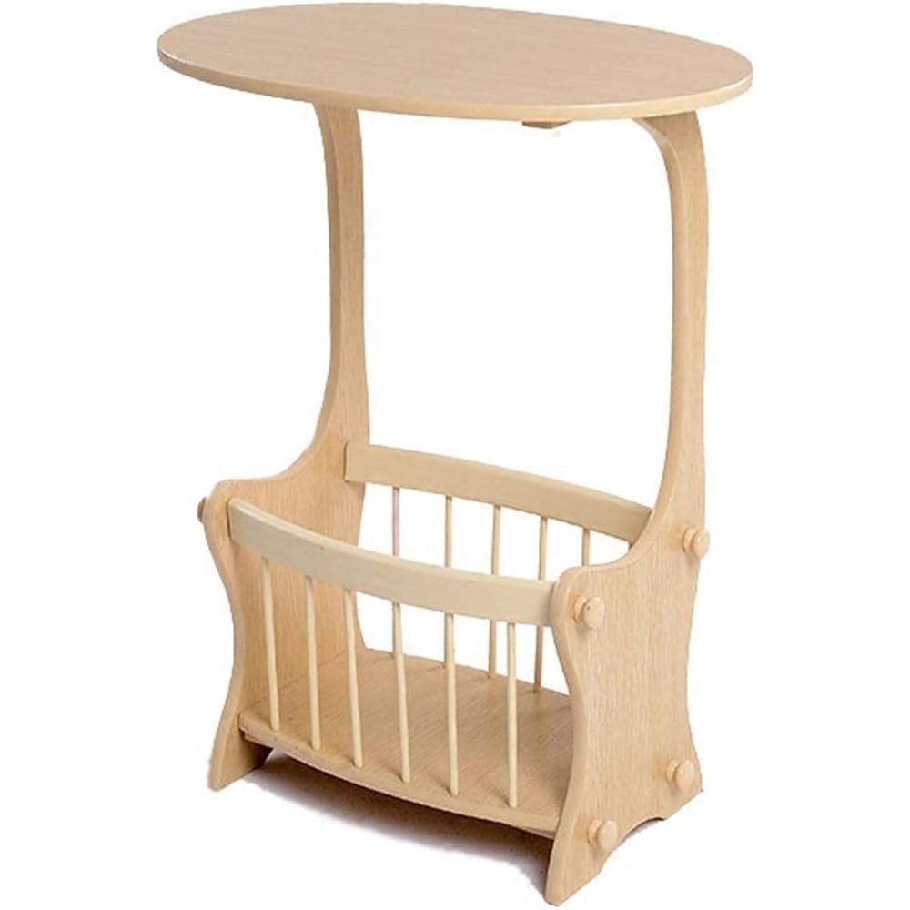 C-S-Qing-Escritorio Mesa Auxiliar De Madera Maciza, Con Espacio De