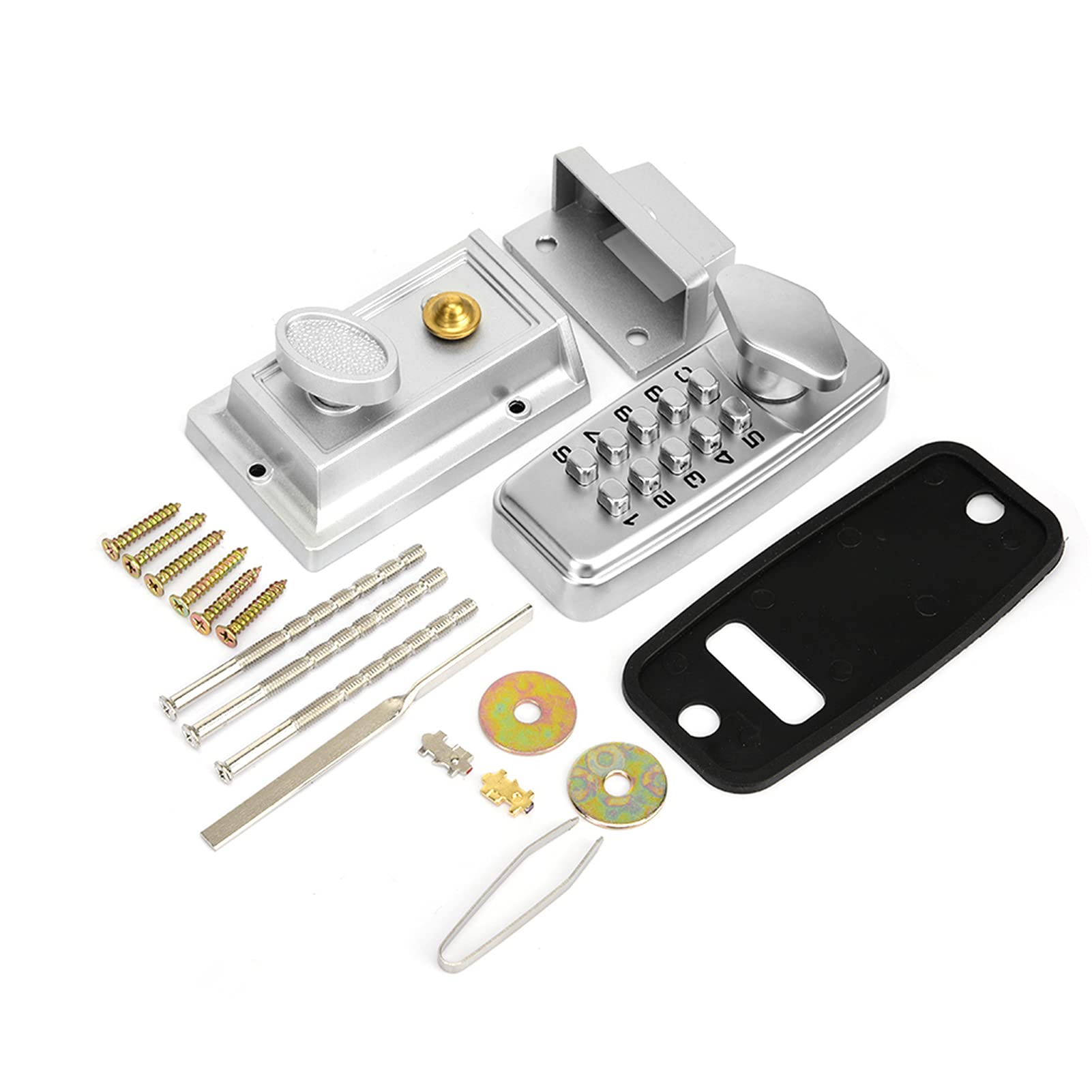 Cerradura de Combinación Mecánica, Aleación de Zinc Cerradura de Código Mecánico,Aleación de Zinc de Código sin Llave con Código Numérico Cerradura para el Hogar, Oficina, Exterior