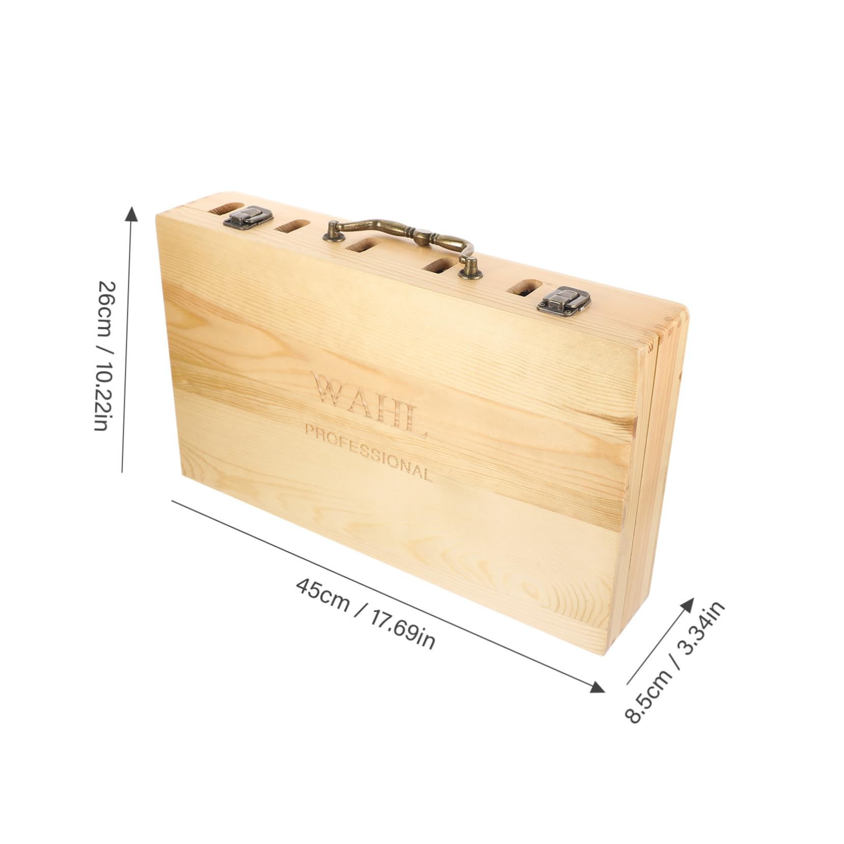 Baluue Hairstyling Tool Box Barber Tool Suitcase Hair Storage Organizer for Salon Equipment