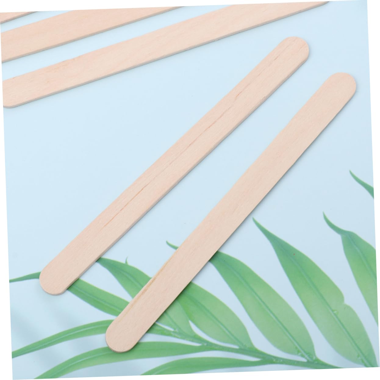 CALLARON 150pcs Hair Removal Wooden Stick Waxing Spatulas for Hand Feet Body Eyebrow Safe for Wax