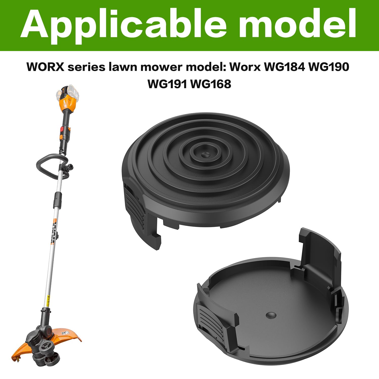 Copertura Bobina Per Decespugliatore | Compatibile Qualcast, Worx | Ricambio Testina Taglio - Foto 10