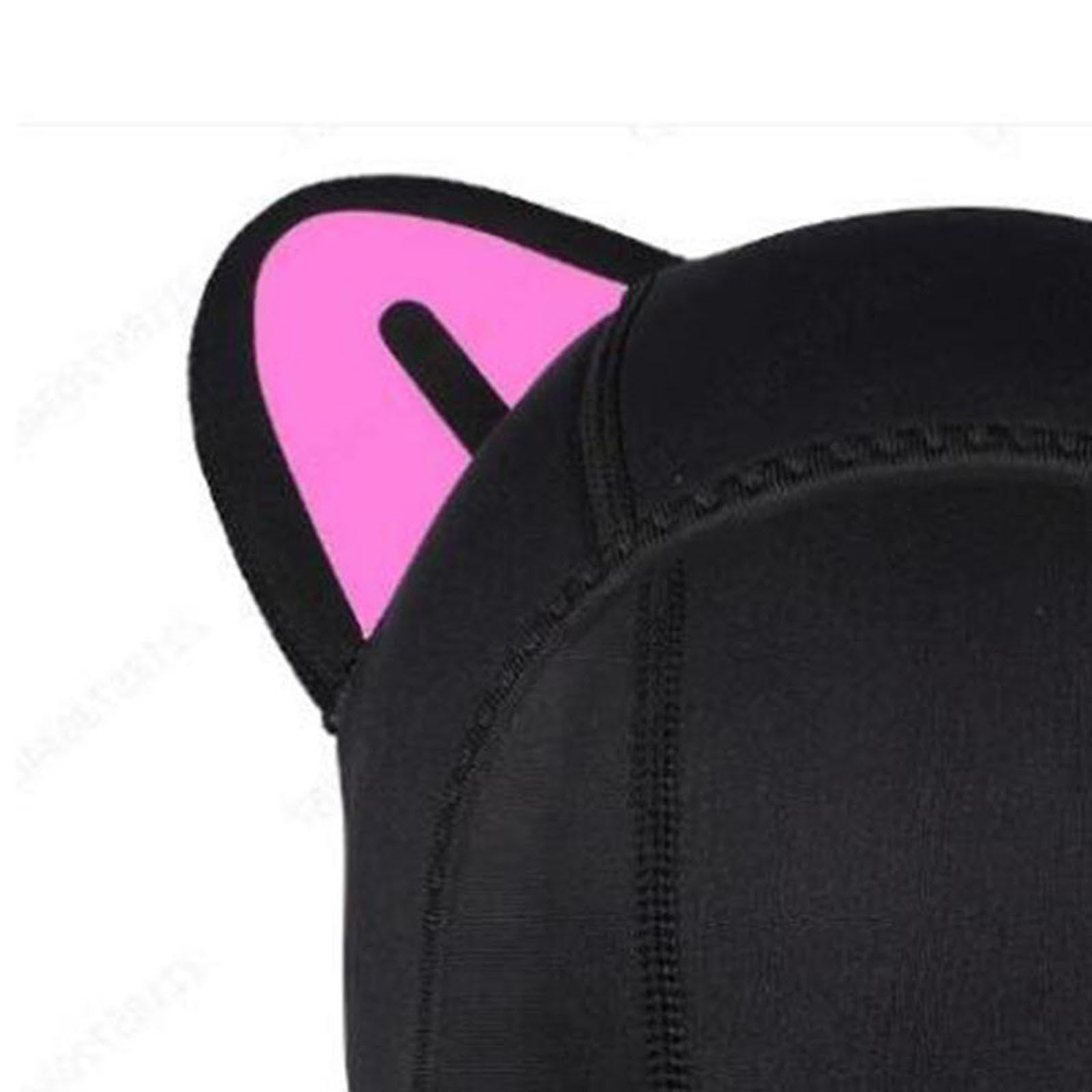 Taucherhaube Neopren Schwimmkappe mit Verstellbarem Kinnriemen Surfhaube Kopfbedeckung Hautfreundlich Flexibel für Damen Herren Kinder was