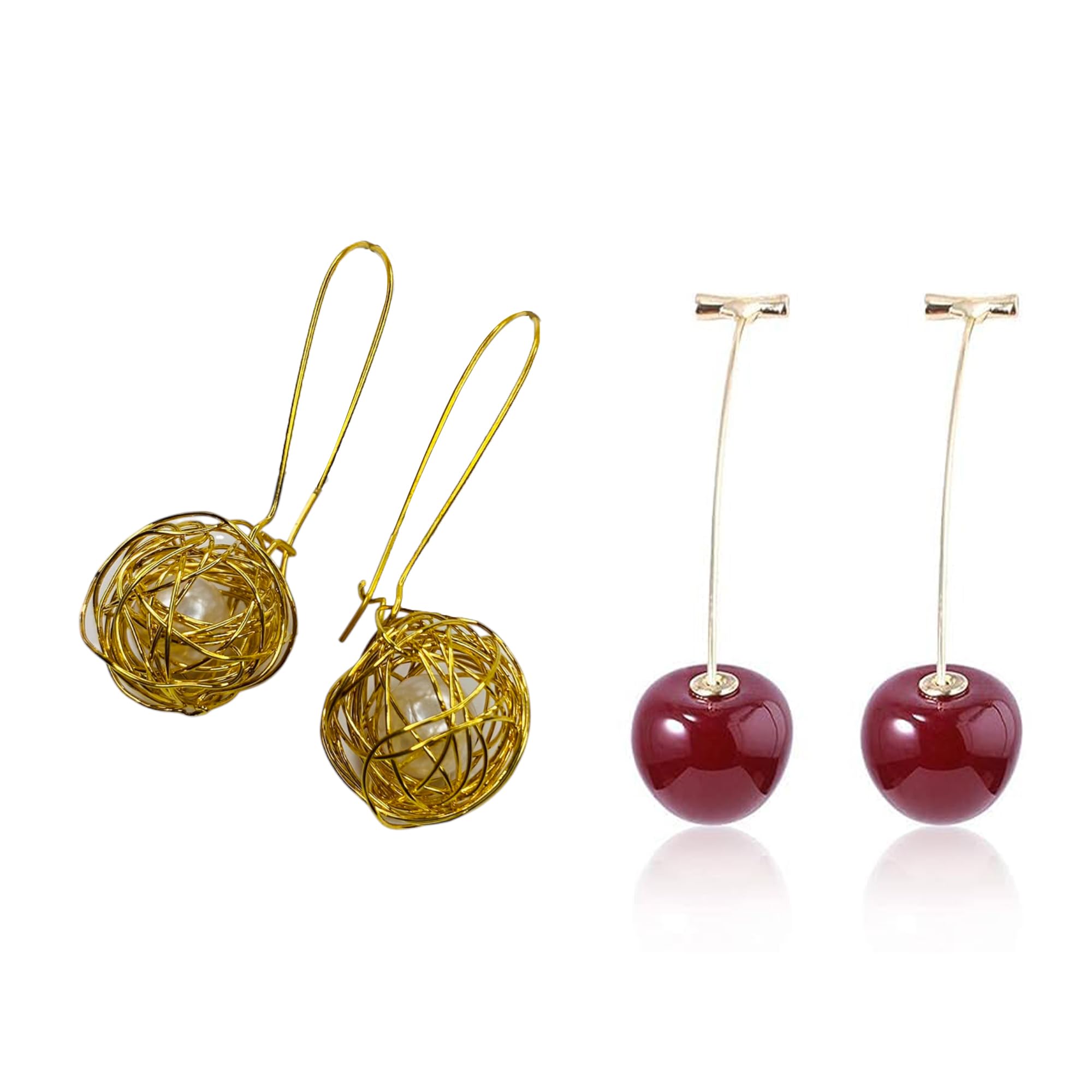 Pack of 2 Trendy Earrings for Women, Girls - Celebrity Inspired, Stylish, Lightweight, and Statement korean Earrings (Design 13) (B0DG6Z8QCD) Amazon Price History, Amazon Price Tracker