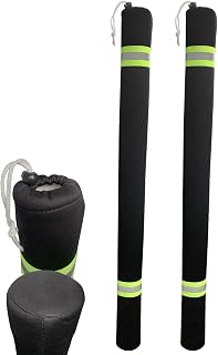 Boat Trailer Guide with Reflective Stripe Heavy Duty Marine Trailer Guide Poles Cover for Ski Boat, Fishing Boat or Sailboat Trailer(2PS)