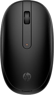 HP 240 Bluetooth® Mouse, Lock On with Bluetooth® 5.1 Wireless connectivity, Super Accurate Tracking at 1600 DPI, Sleek ambidextrous Design with Three Buttons and a Scroll Wheel (3V0G9AA),Black