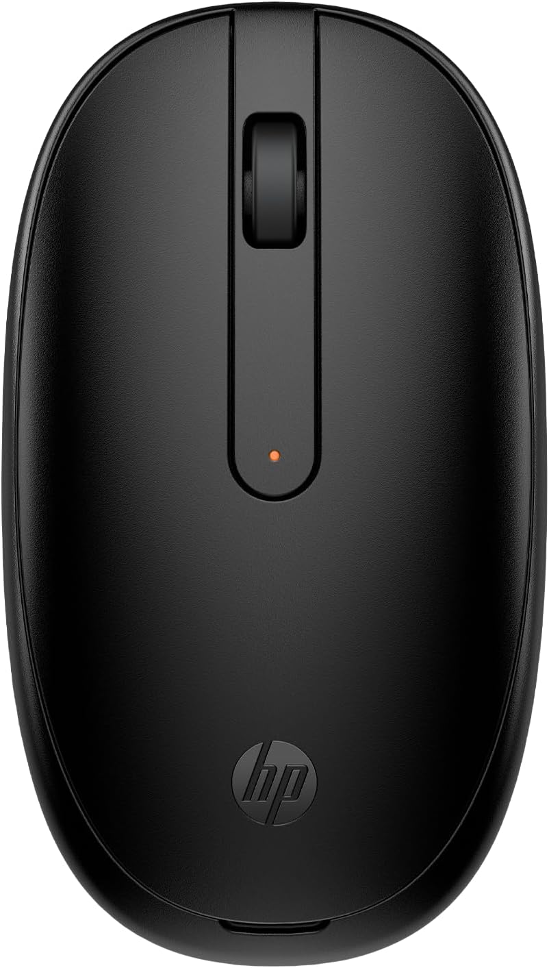 240 Bluetooth® Mouse, Lock On with Bluetooth® 5.1 Wireless connectivity, Super Accurate Tracking at 1600 DPI, Sleek ambidextrous Design with Three Buttons and a Scroll Wheel (3V0G9AA),Black