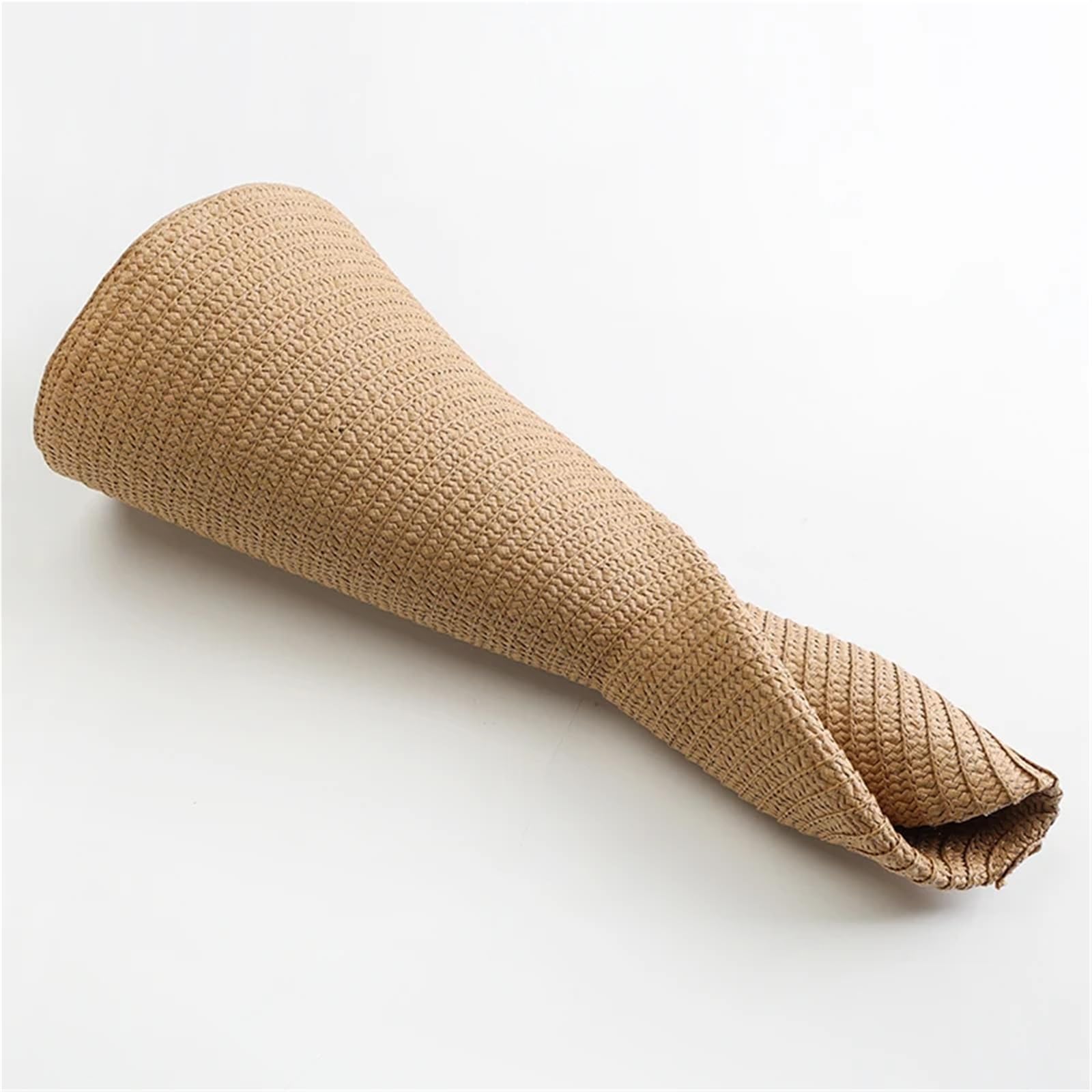 Sombrero de Playa de ala Ancha Extragrande for Mujer, de 70 cm, con protección UV, Plegable, de Paja