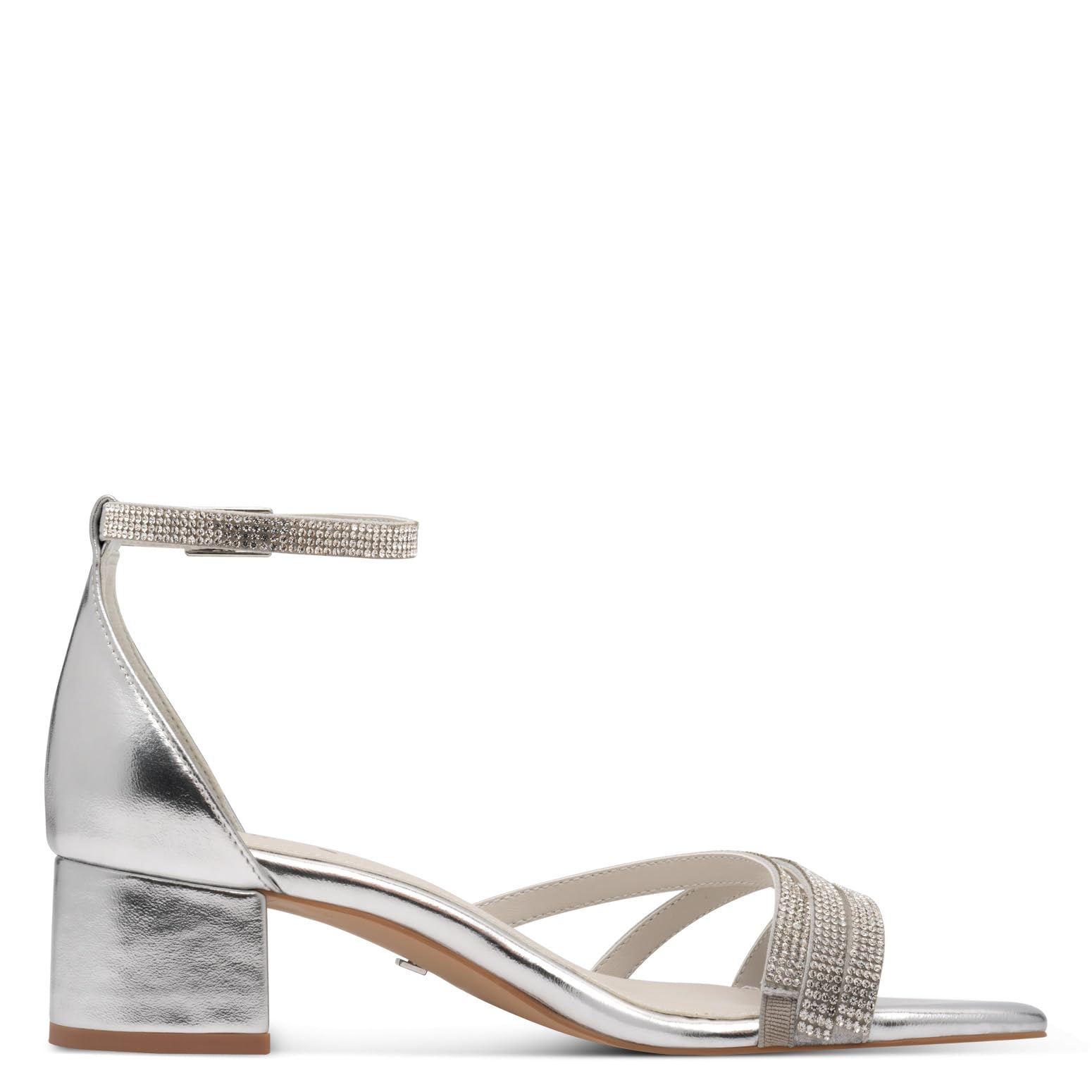 s.Oliver Damen Sandalen mit Absatz mit verstellbarem Riemchen Kleiner Absatz