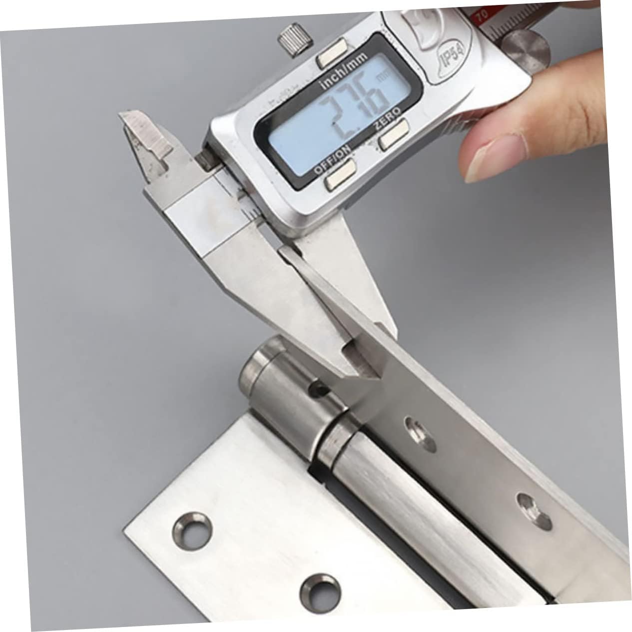 2pcs Stainless Steel Self Closing Hinge Heavy Duty Door Hinge for Bifold Barn Door Hardware