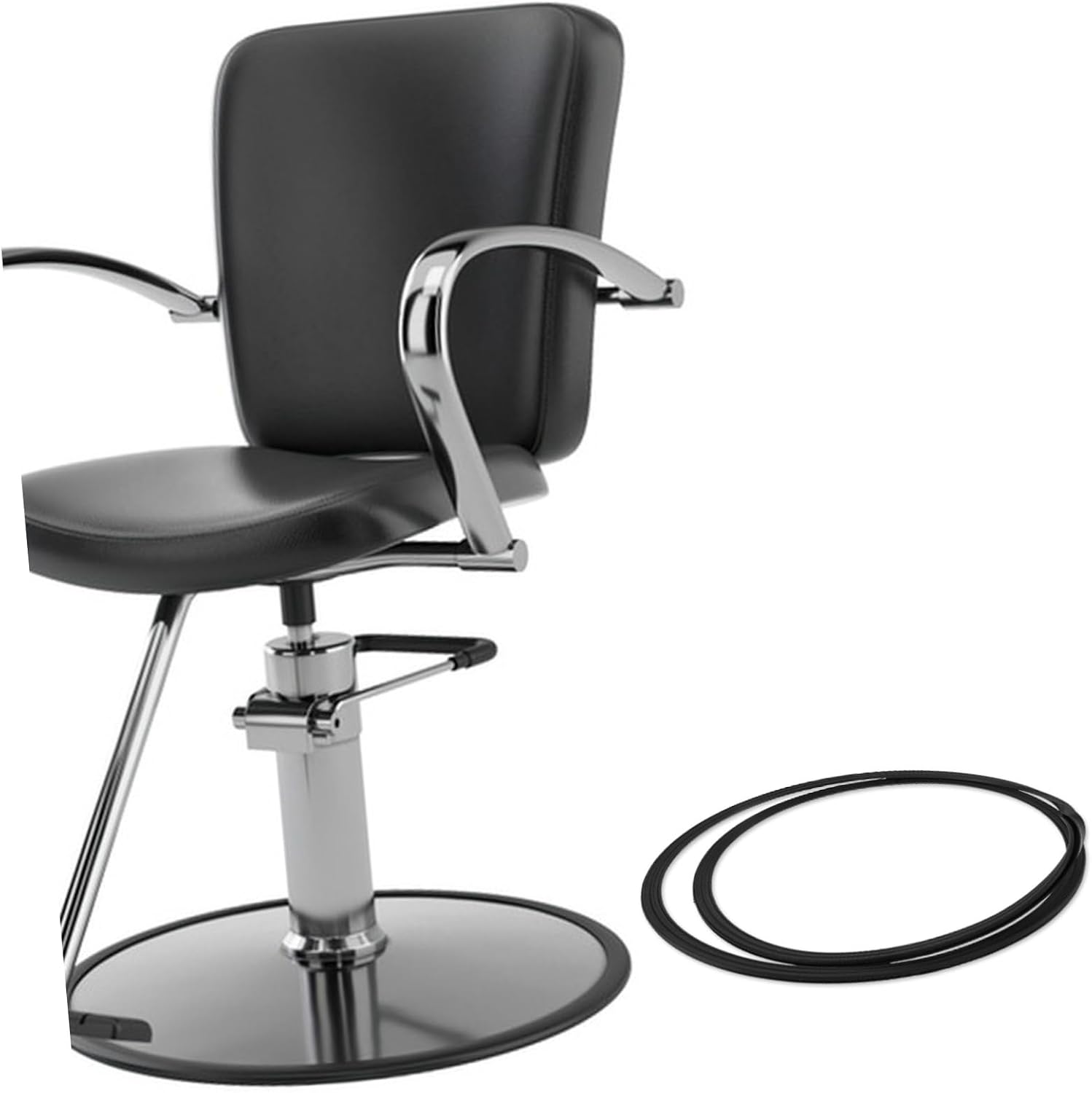 Mikinona Silicone Chair Leg Protectors Rubber Base Ring for Salon Easy Protection Gasket