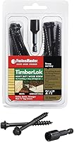 Vista 2 de FastenMaster TimberLOK Tornillo para madera reforzado, paquete de 12 unidades, FMTLOK212-12