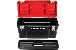 CRAFTSMAN Tool Box, 20-inch Extra-Large Tool Capacity With Enhanced Features
