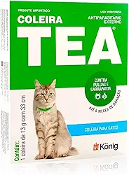 KONIG Coleira Tea - Antipulgas E Carrapatos Para Gatos