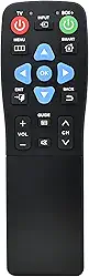 Controle remoto universal fácil para idosos – Controle remoto de TV com botão grande, controle de 2 dispositivos, ideal para idosos ou uso de demência