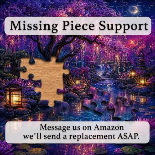 Puzzles para Adultos INNER PAUSE Bosque Brillante 500 Piezas Rompecabezas Vertical Naturaleza 52x38 cm miniatura 7