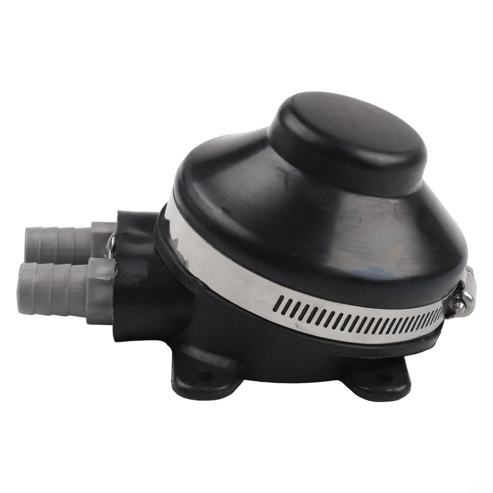 Pompa a pedale per lavelli camper e yacht – 2,2 GPM pompa dell'acqua manuale con attacco per tubo da 1/2", struttura in plastica stampata, colore nero