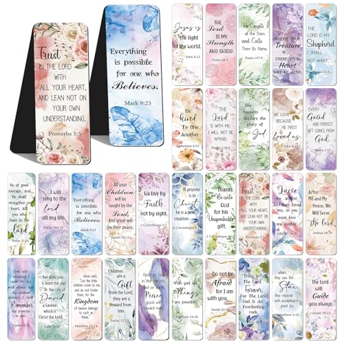 Chinco 30 Pcs Magnetic Bookmarks Christian...