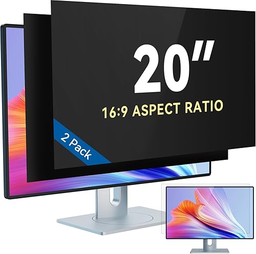Miniatura 17 de IPROKKO - Filtro de pantalla de privacidad de computadora de 19 pulgadas para monitor de pantalla ancha 5:4, extraíble de 19 pulgadas, protector de