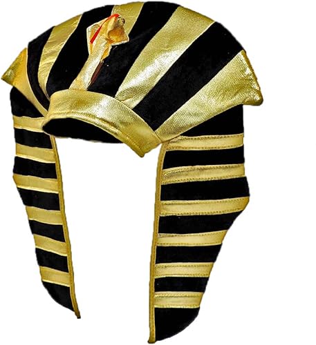Miniatura 4 de Faraón egipcio rey Oro Lamé Headdress felpa Corona
