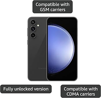 Amazon.com: Samsung Galaxy S23 FE 5G, US Version, 128GB, Graphite
