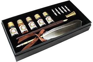 12-Piece Antique Calligraphy Pen and Ink Set: Unleash Your Creative Spirit with Precision and Elegance
