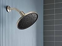 Vista 6 de Moen 220R3BN Verso - Cabezal de lluvia ajustable de 9 pulgadas de diámetro, rendimiento ecológico, resistente a manchas, níquel cepillado