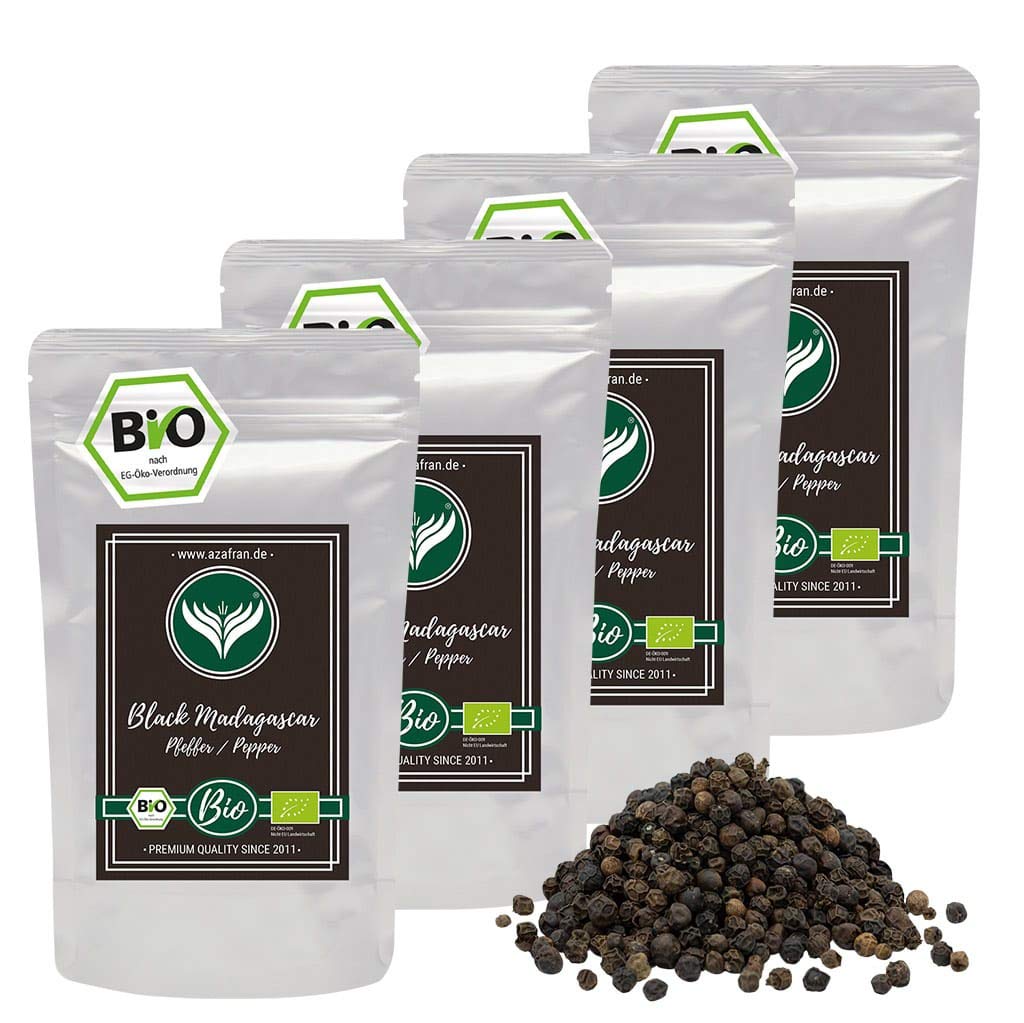 Azafran BIO Pfeffer schwarz (ganz) Madagaskar 1kg