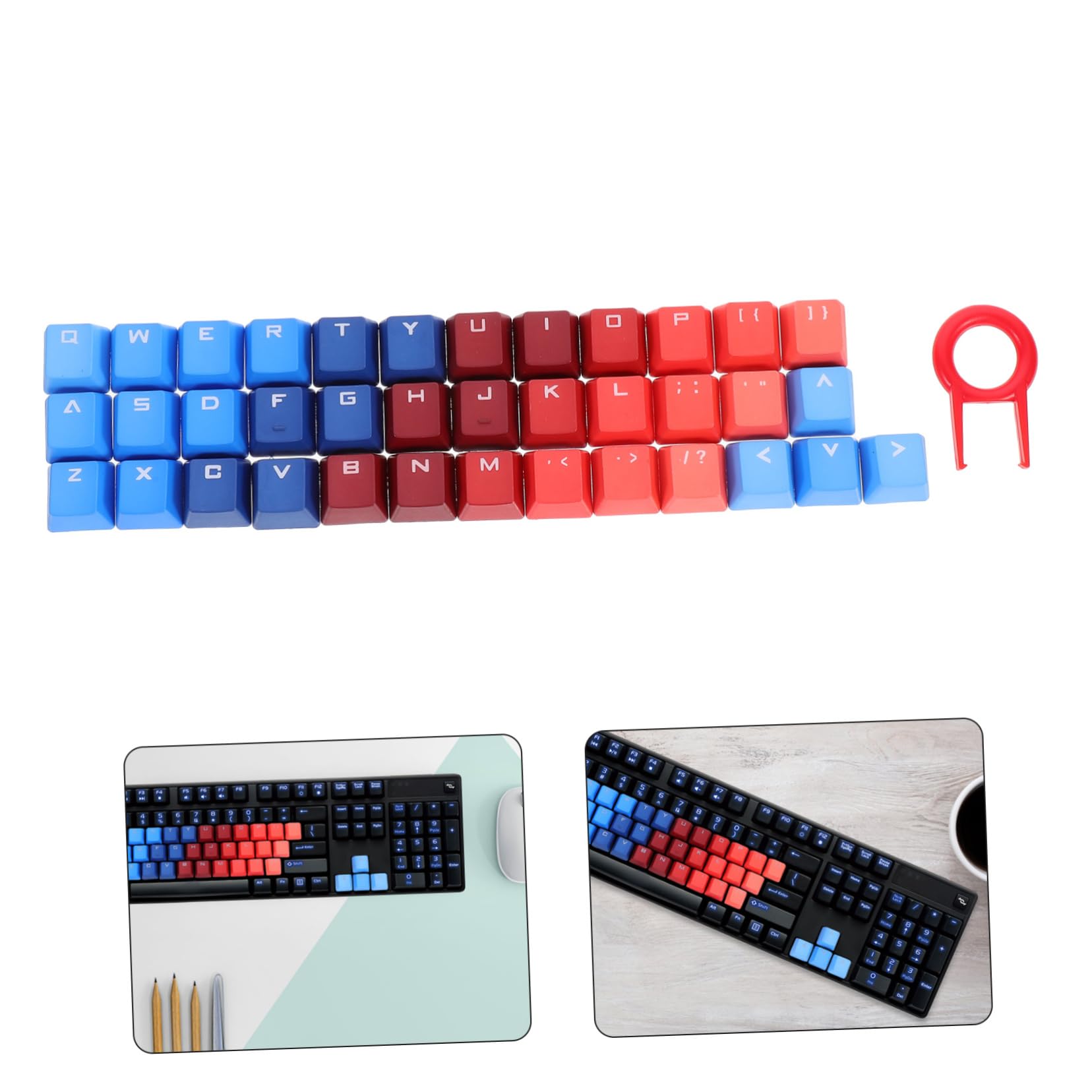 Gadpiparty 3sets Keycaps Per Tastiere Meccaniche Tasti Traslucidi Per Personalizzazione Vivaci e Durevoli Per Tastiere Rgb e Accessori Di Design Unici Per Amanti Del Gaming