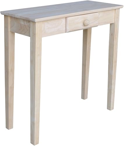 Miniatura 6 de International Concepts - Mesa rectangular de pasillo, sin terminar