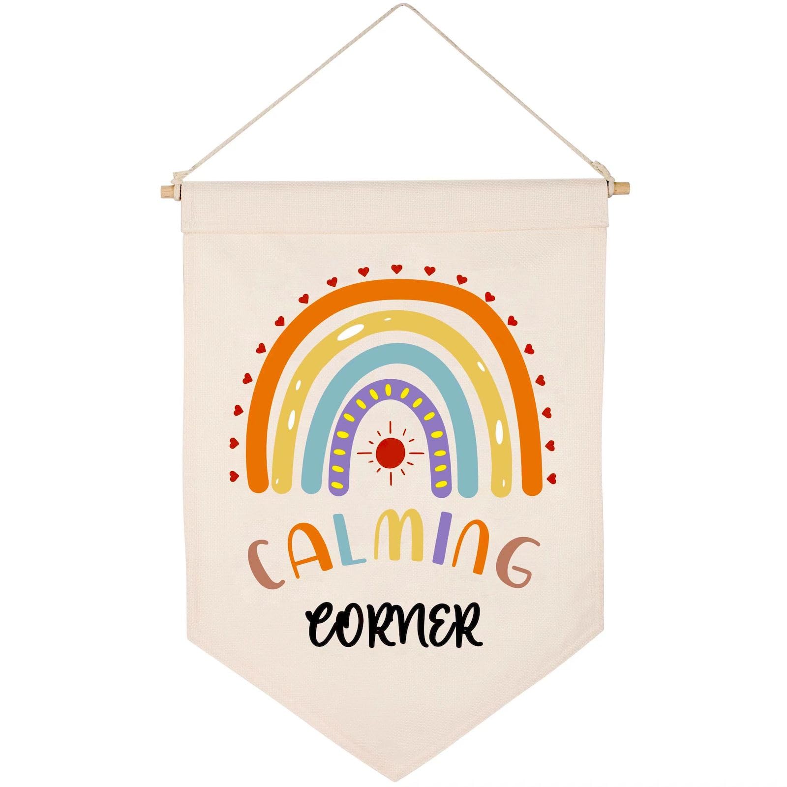 Calming Corner - Classroom Decor Calm Down Corner Supplies School Therapy Office Calming Corner Sign - Mental Health Gifts For Home Preschool