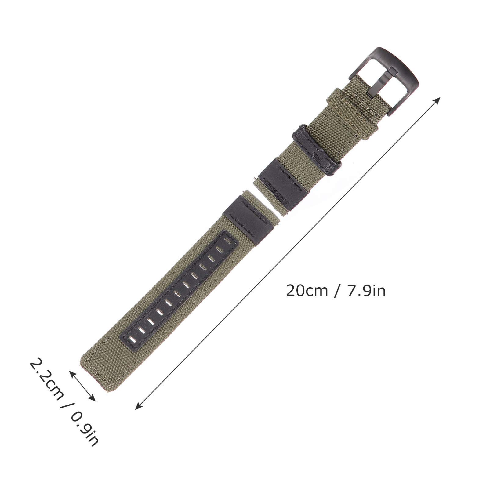 Gatuida 4pièces Bracelets Nylon Canvas Pour Montre Étanche Et Confortable Et Compatible Avec Montres Connectées