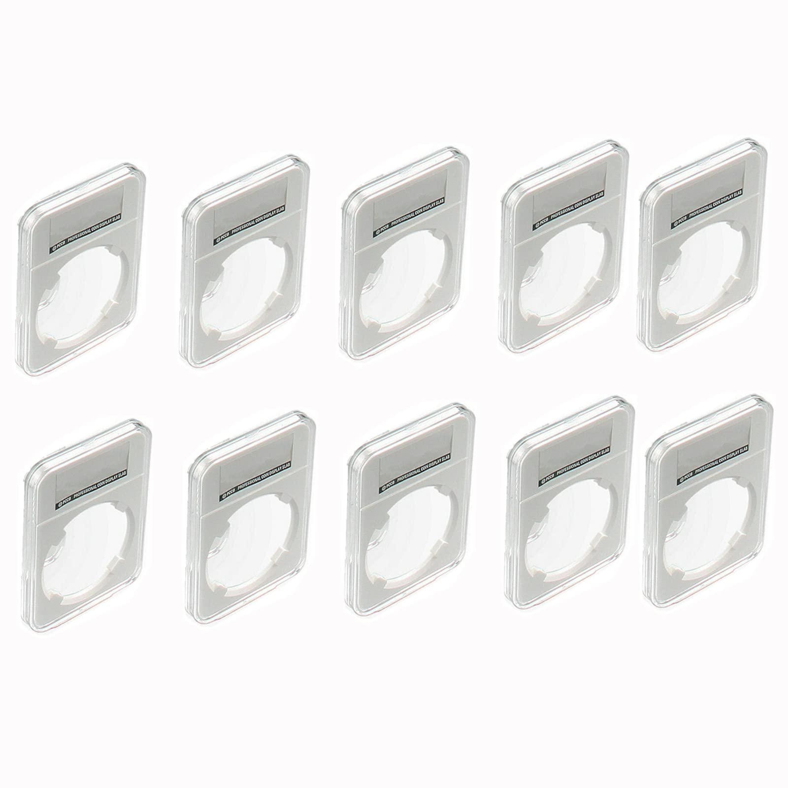 Amazon | 10 * アクリル コイン スラブ ホルダー PCCB グレード NGC PCGS ディスプレイ ストレージ ボックス ケース  プロテクター 通販 PCCB MINGT 10個 9.5mm~40mm コインスラブディスプレイ アクリルコインホルダーコレクションケーシングプロテクタ
