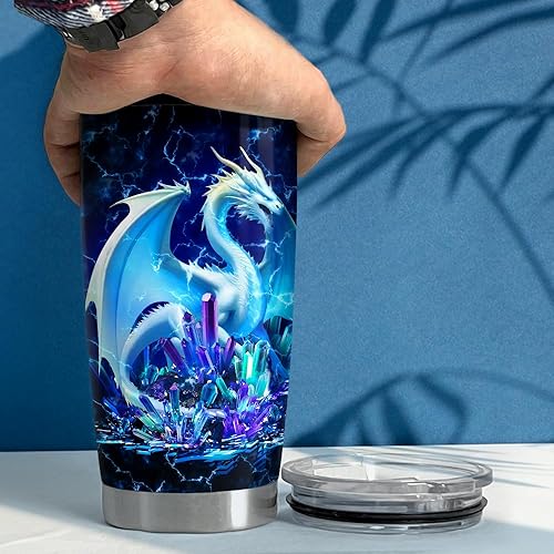 Vista 45 de SANDJEST Vaso de llama – Taza de viaje para café con aislamiento de acero inoxidable de 20 onzas – Regalos de llama para mujeres, niñas