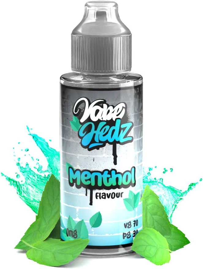 VAPE HEDZ Menthol ELiquid 100ml Vape Juice for ECigarettes Vape