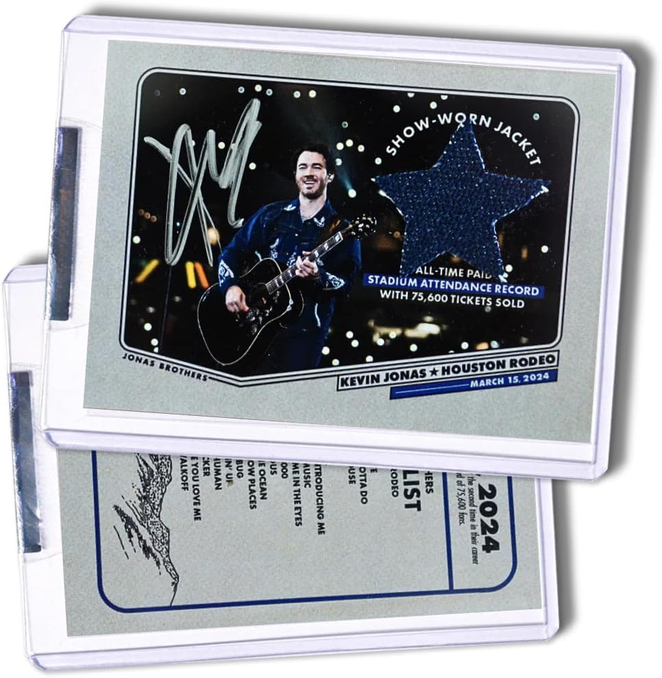 Jonas Brothers Houston Rodeo Trading Card Kevin (Signed)