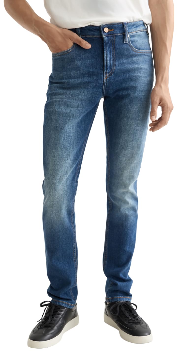 Pantalón Vaquero Slim Fit Confeccionado Con Algodón Orgánico | Ofertas En Vaqueros De Hombre