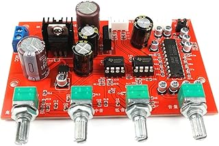 DOUBAO Tone Preamplifier Board Treble Mid Bass Sound Processing Preamp Volume Control for Home Amplifier (Color : D)