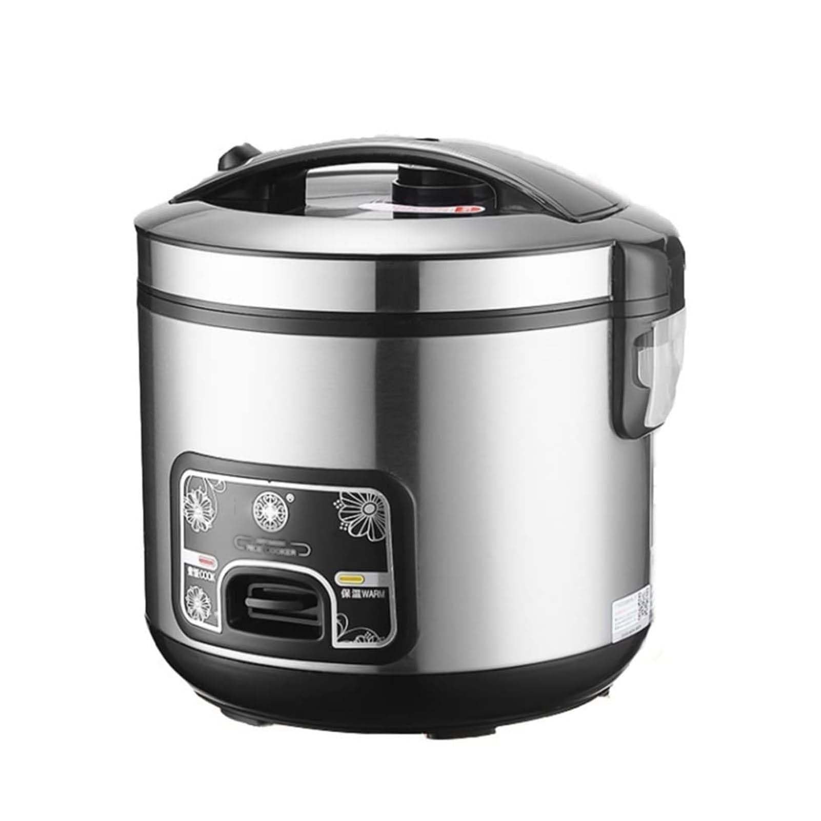 THEGA Cuociriso Elettrico da 4 Litri, 220-240 V, Funzioni di Cottura E Mantenimento in Caldo, Pentola Interna Antiaderente in Acciaio Inox 201
