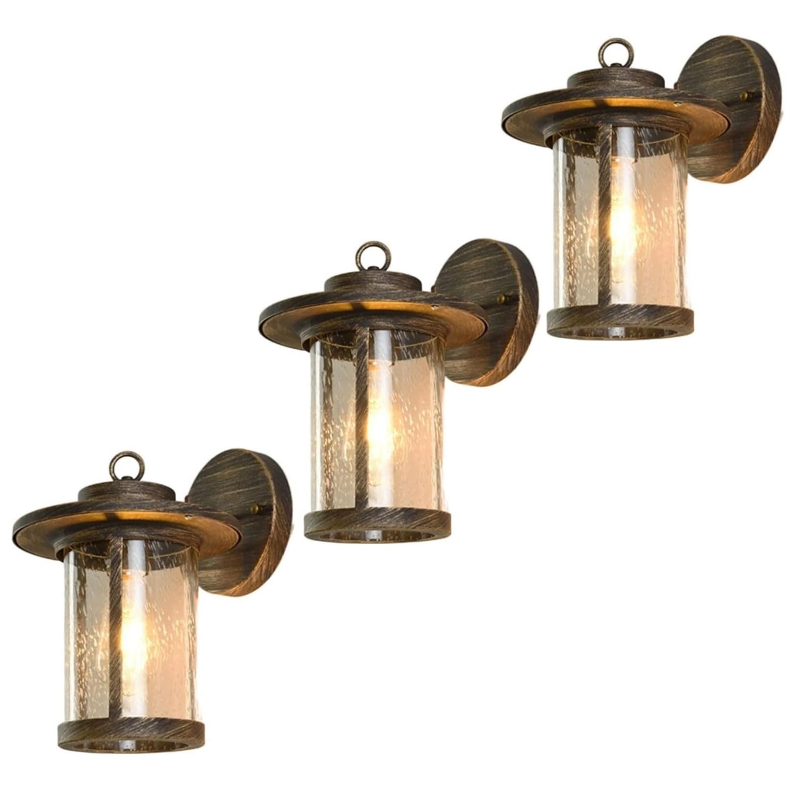 Lanterne extérieure étanche en verre pour illuminer vos soirées de jardin