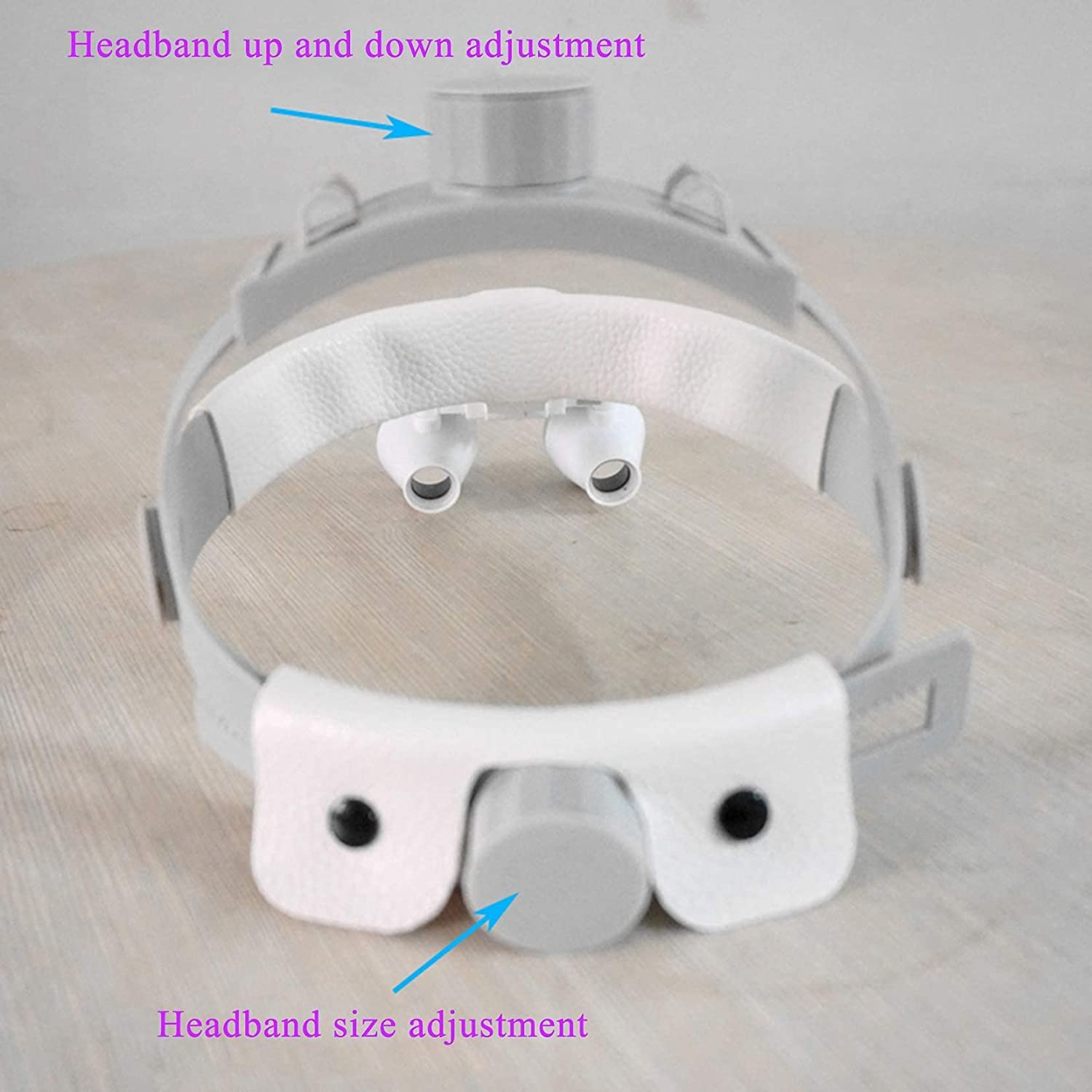 Lenti di ingrandimento dentali, Lenti binoculari per Dentisti, chirurgiche, mediche, 2,5X/3,5X, Lenti di ingrandimento montate sulla Testa, con Lampada Frontale a LED + s