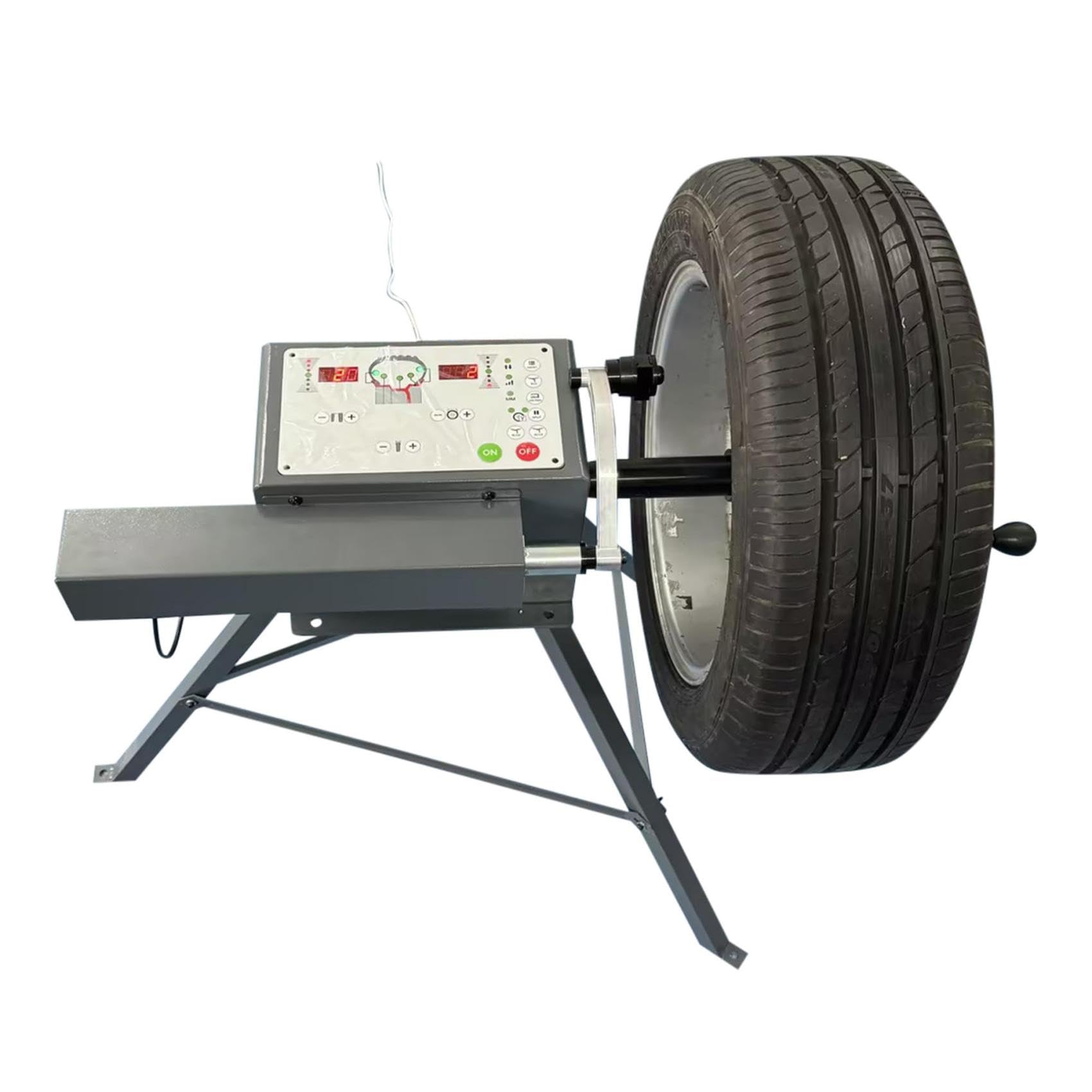 Equilibratrice Portatile per l'equilibratura dei Pneumatici, Manuale e caricata Tramite USB