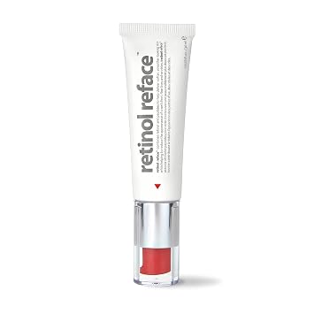 INDEED Labs Retinol Reface 3-in-1 Face Cream | with Retinol Microspheres, Bakuchiol, and Peptides | Radiance Serum for Wrinkles, Dark Spots, Texture, 1 Fl Oz