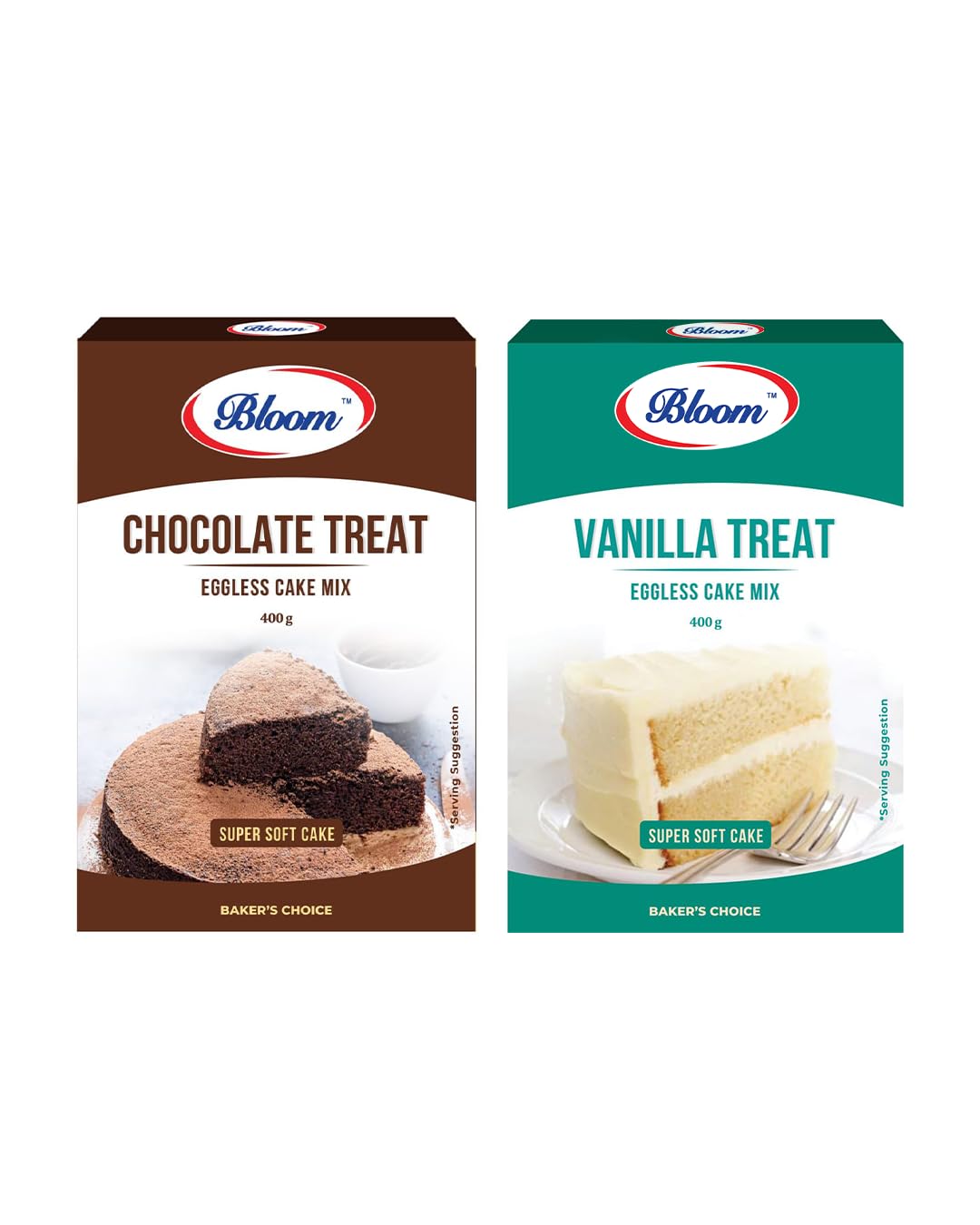 Bloom Eggless Vanilla & Chocolate Cake Mix Combo 400gm (Pack of 2)-Easy to Bake, All-Natural Ingredients | Easy to Use (B0D5CV2LTK) Amazon Price History, Amazon Price Tracker