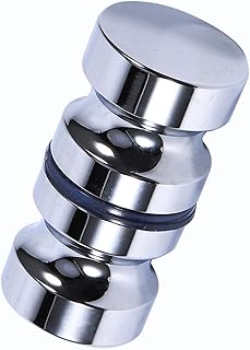 Glass Door Handle, Aluminum Alloy Drawer Knob for Bathroom Shower Cabinet